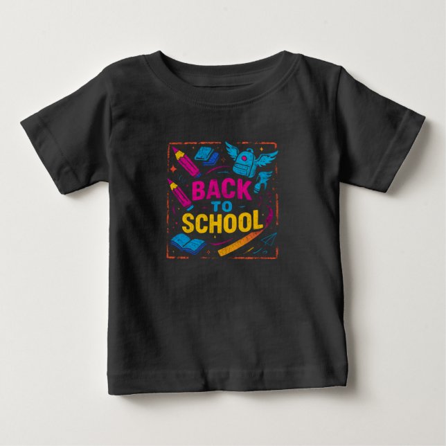 Magical Back to School – Fantasy Dream Design Baby T-Shirt (Front)