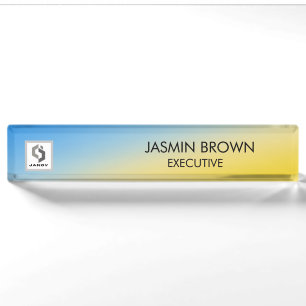 Magical background name Personalized Desk Name Plate
