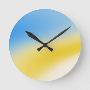 Magical background name Personalized Round Clock