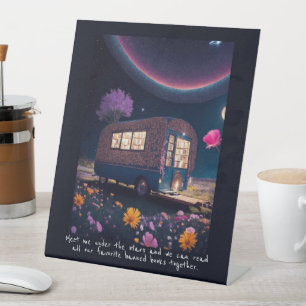 Magical Banned Bookmobile Pedestal Sign