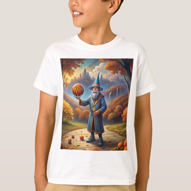 Magical Basketball Wizard T-Shirt (Front)