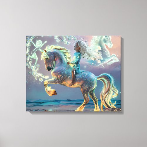 Magical Beach Ride Canvas Print