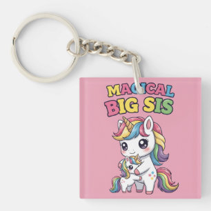 Magical Big Sis Unicorn Keychain