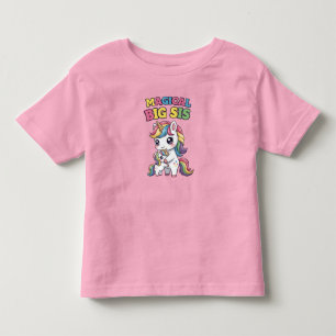 Magical Big Sis Unicorn Toddler T-shirt