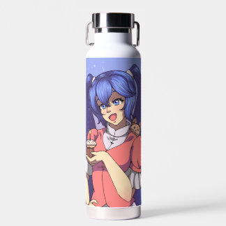 Magical Birthday Anime Girl Water Bottle