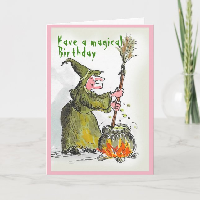 Magical Birthday Card (Front)