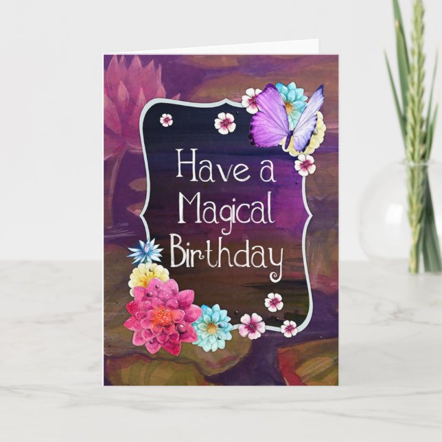 Magical Birthday Card (Front)