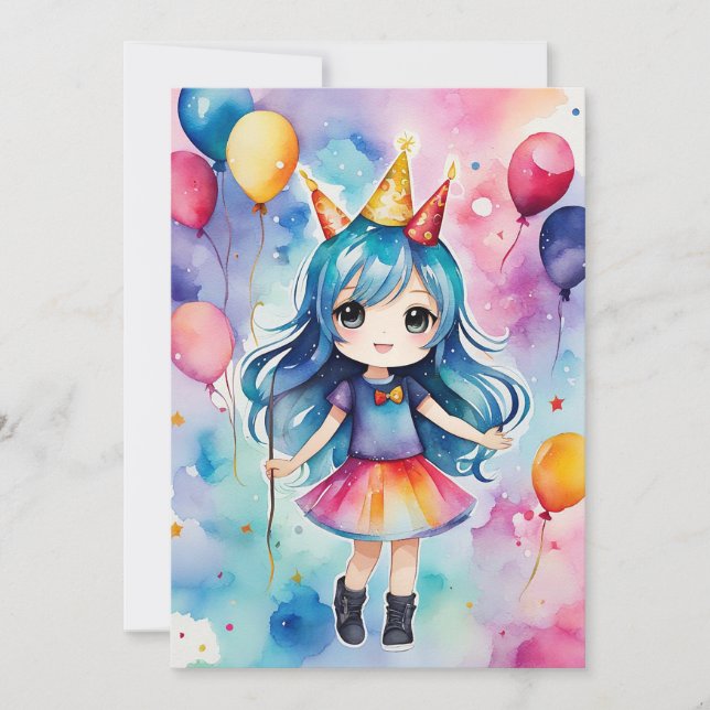 Magical Birthday Celebration  Invitation (Front)