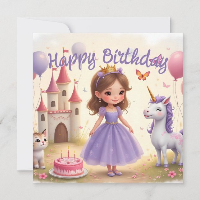 Magical Birthday in a Fairy Tale World (Front)