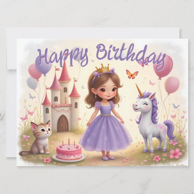 Magical Birthday in a Fairy Tale World (Front)