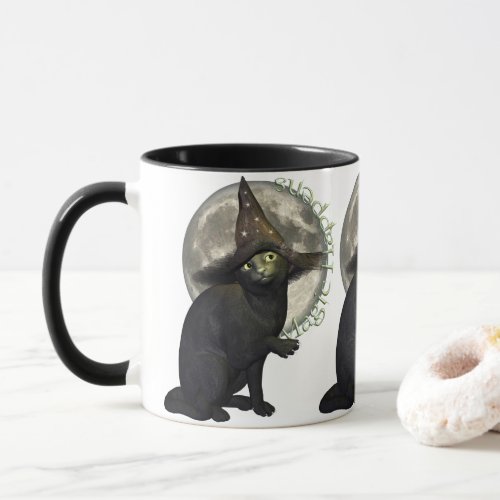 Magical Black Cat Mug