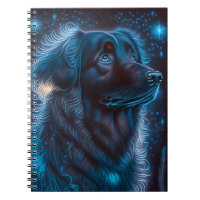 Magical Black Dog Notebook