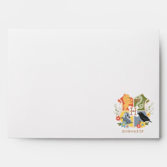Magical Blooms HOGWARTS™ Crest Envelope (Front)