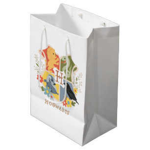 Magical Blooms HOGWARTS™ Crest Medium Gift Bag