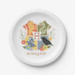Magical Blooms HOGWARTS™ Crest Paper Plates