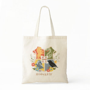 Magical Blooms HOGWARTS™ Crest Tote Bag