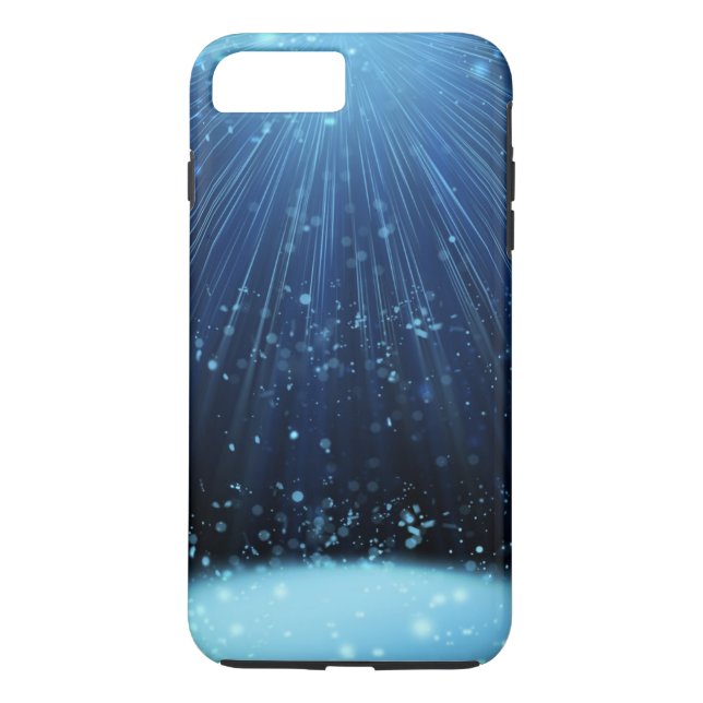 Magical Blue Abstract Case-Mate Tough iPhone Case (Back)