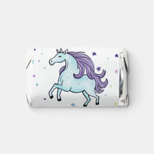 Magical Blue and Purple Unicorn Birthday Hersheys Miniatures