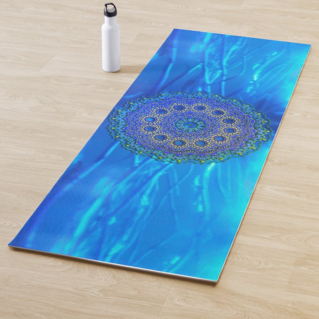 Magical Blue Mandala Yoga Mat (In Situ)