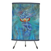 Magical Blue Plumage Fashion Owl Lamp (Front)