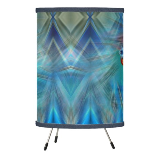 Magical Blue Plumage Fashion Owl Lamp (Left)