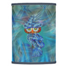 Magical Blue Plumage Fashion Owl Lamp