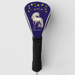 Magical Blue Unicorn Golf Head Cover
