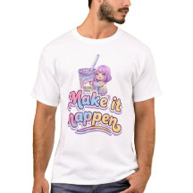 Magical Boba Tea Chibi Girl - "Make It Happen" 