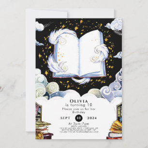 Magical Boho Children's Storybook Birthday Invitation