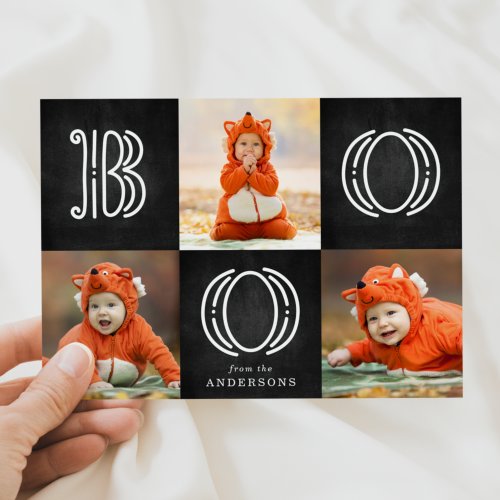 Magical Boo  Halloween Photo Card