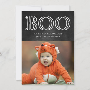 Magical Boo Halloween Photo Card