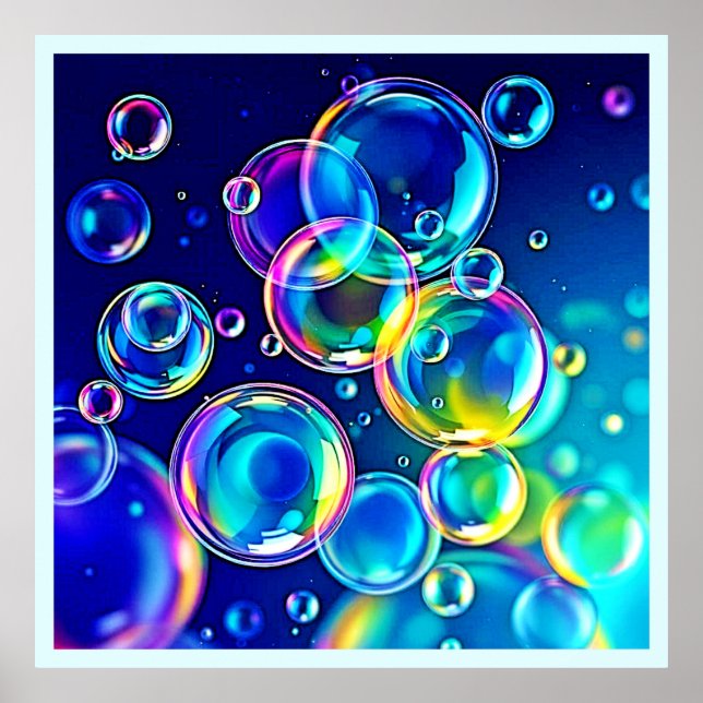 Magical Bubble Colors Poster (Front)