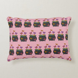 Magical Butterflies from a Cauldron Accent Pillow