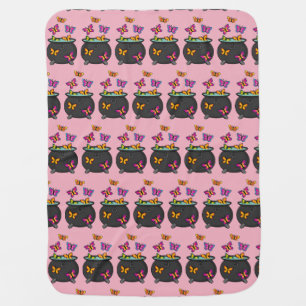 Magical Butterflies from a Cauldron Baby Blanket