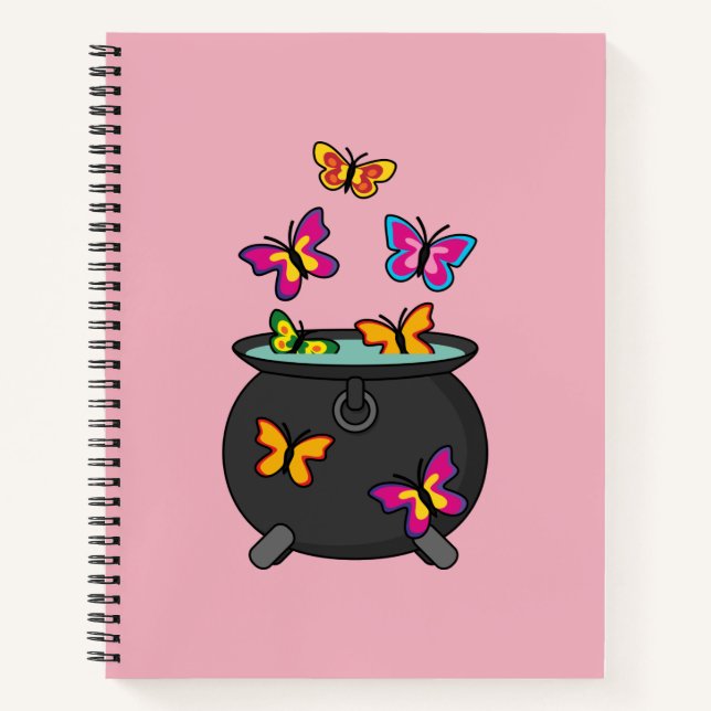 Magical Butterflies from a Cauldron Notebook (Front)