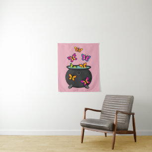 Magical Butterflies from a Cauldron Tapestry
