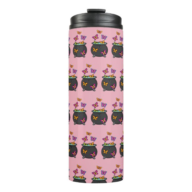 Magical Butterflies from a Cauldron Thermal Tumbler (Front)