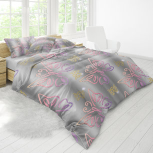Magical Butterflies King Duvet Cover