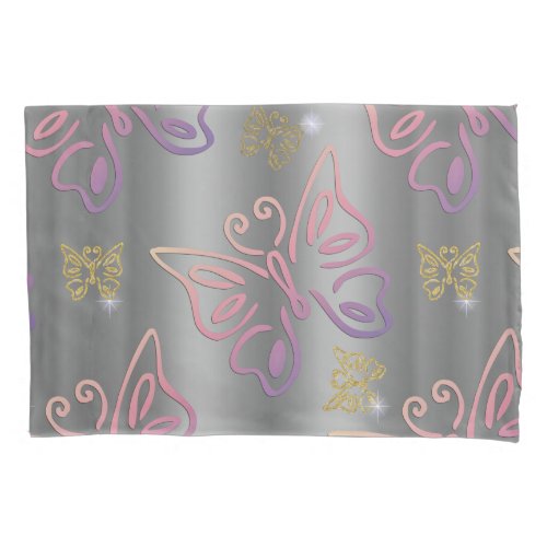 Magical Butterflies Pillow Case