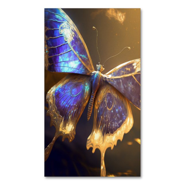 Magical Butterfly Business Card Magnet (Front Vertical)