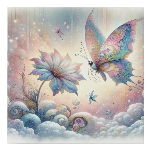 Magical Butterfly Canvas Print (Front)