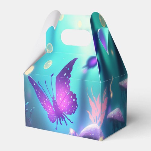 Magical Butterfly Customizable Favor Boxes