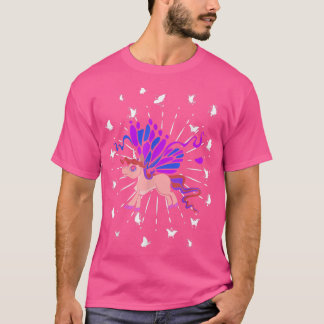 Magical Butterfly Fairytale Cute Animal Fantasy Un T-Shirt