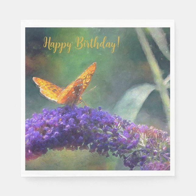 Magical Butterfly Napkins (Front)