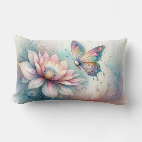 Magical Butterfly Throw Pillow
