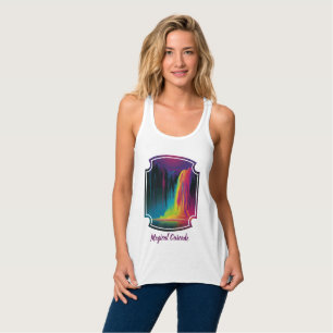 Magical cascade, captivating serenity tank top