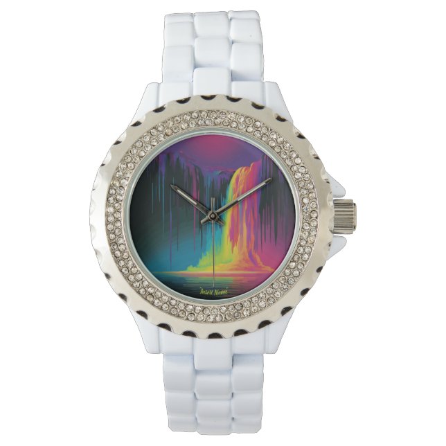 Magical cascade, captivating serenity watch (Front)