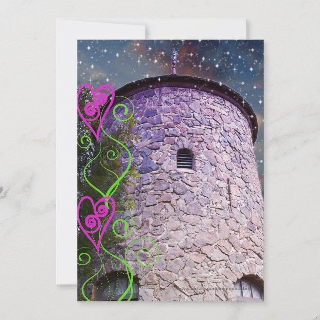 Magical Castle Birthday Invitations (Front)