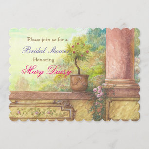Magical Castle Enchanting Bridal Shower Invitation