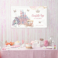 Magical Castle Unicorn Pink Princess 1st Birthday